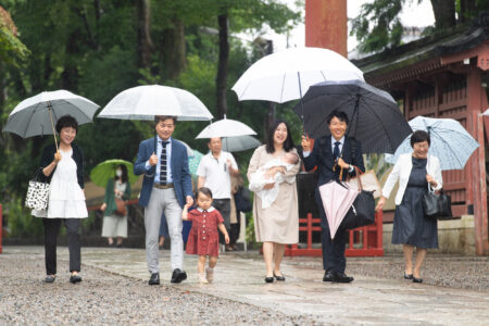 大宮氷川神社、想い出深い雨のお宮参りクロサワ監督に学ぶ