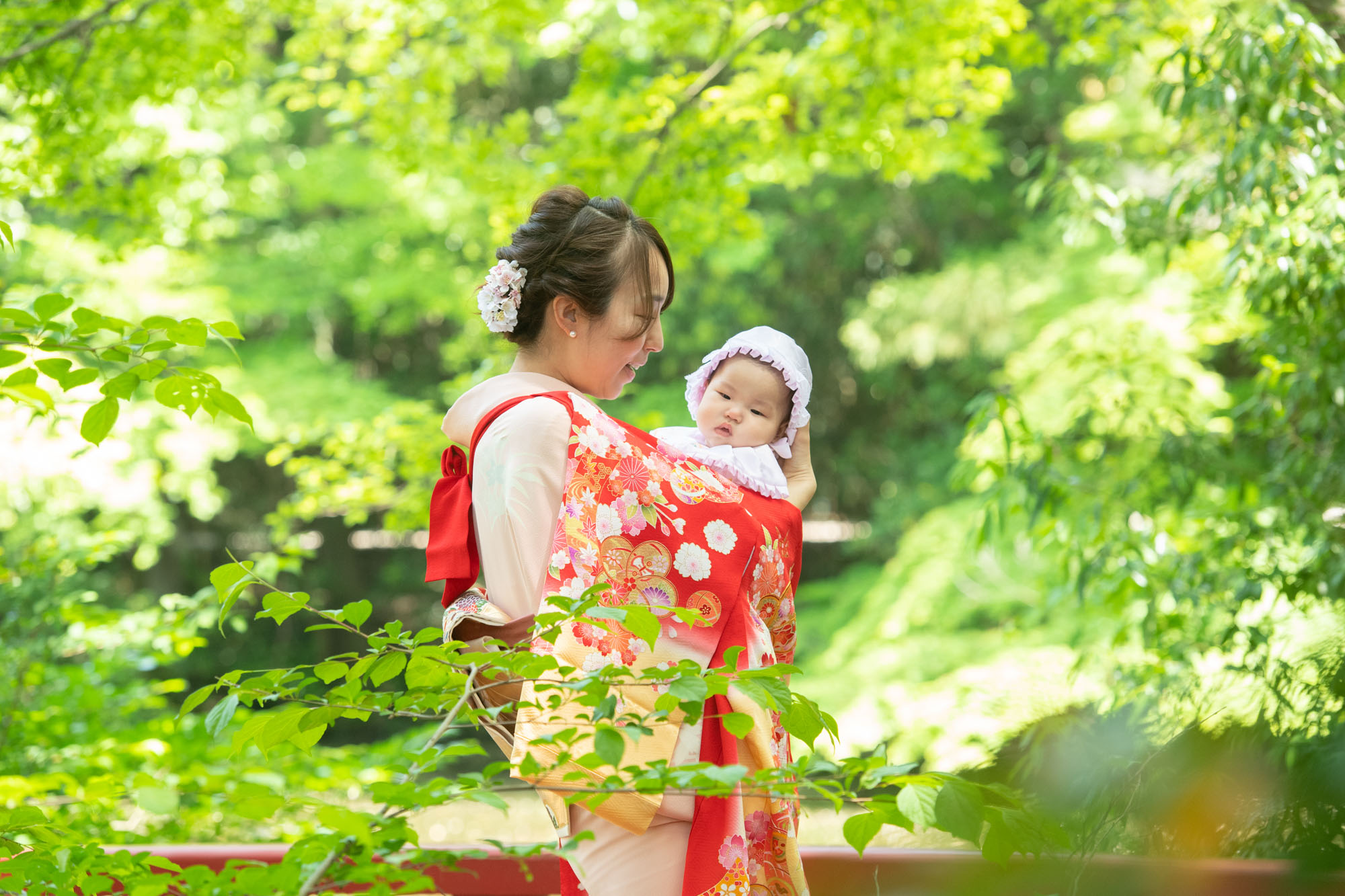 大宮氷川神社のお宮参り写真スポットの写真