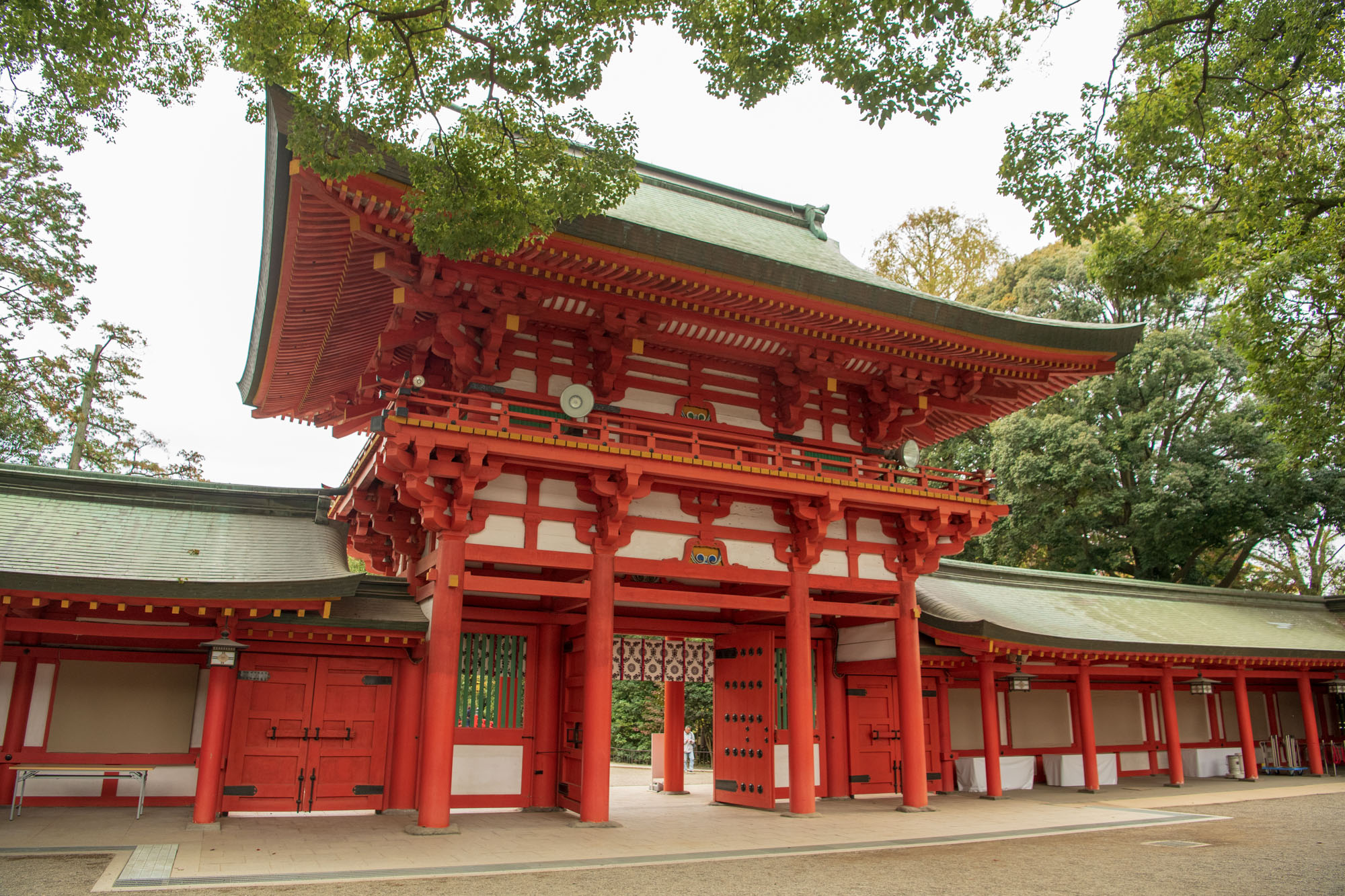 大宮氷川神社のお宮参り写真スポット