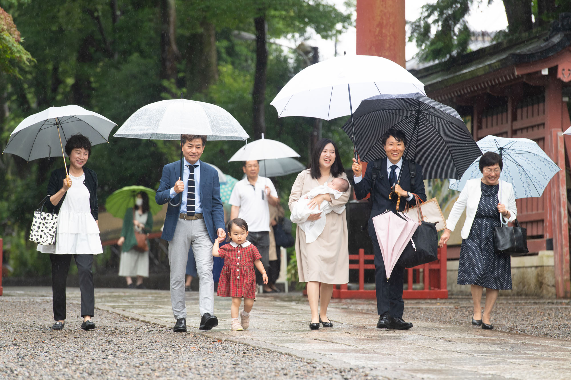 大宮氷川神社のお宮参り写真スポットの写真