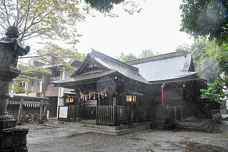 雨、午後から晴れ。川越氷川神社で七五三