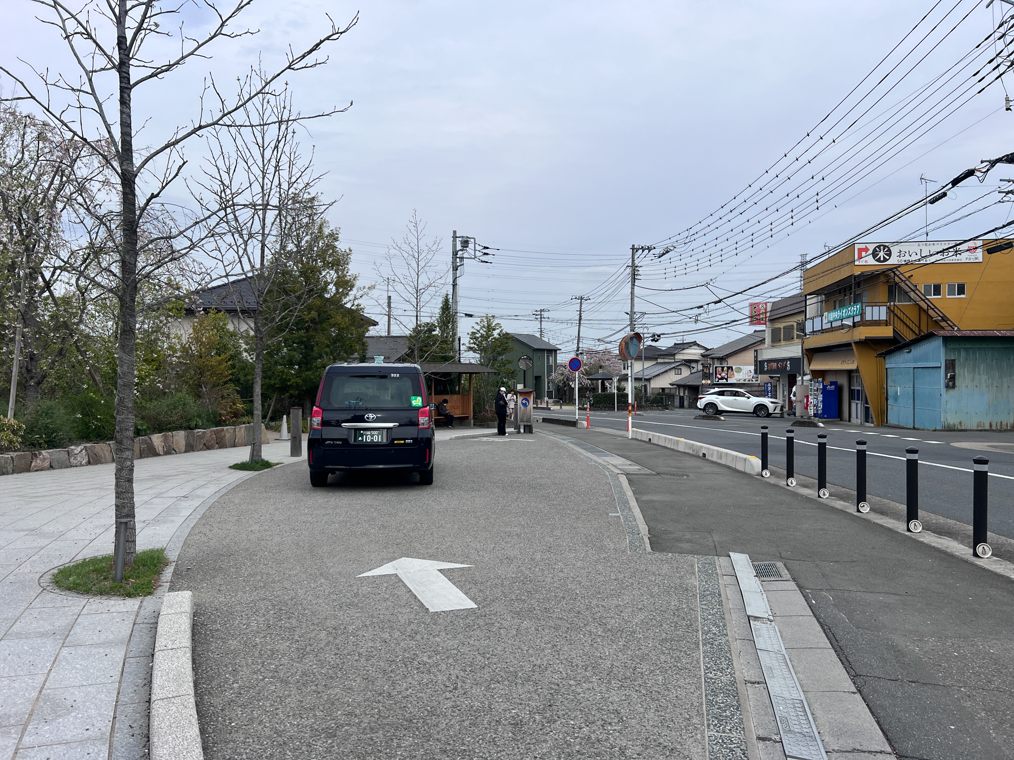 画像 家族を先に降ろすのに便利な川越氷川神社正面入り口の乗降専用スペース