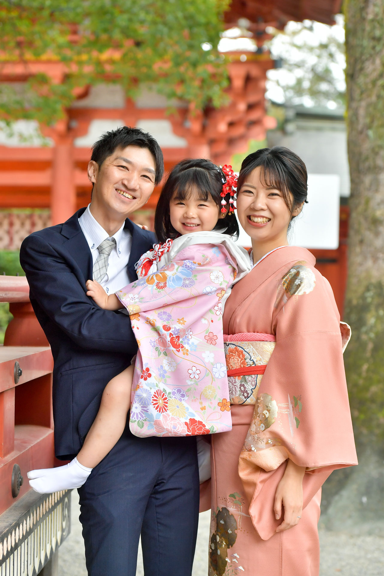 大宮氷川神社で撮影した七五三写真