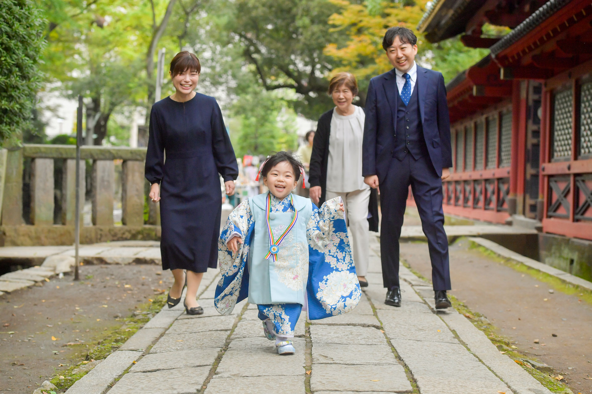 七五三の神社撮影で残した子どもの写真