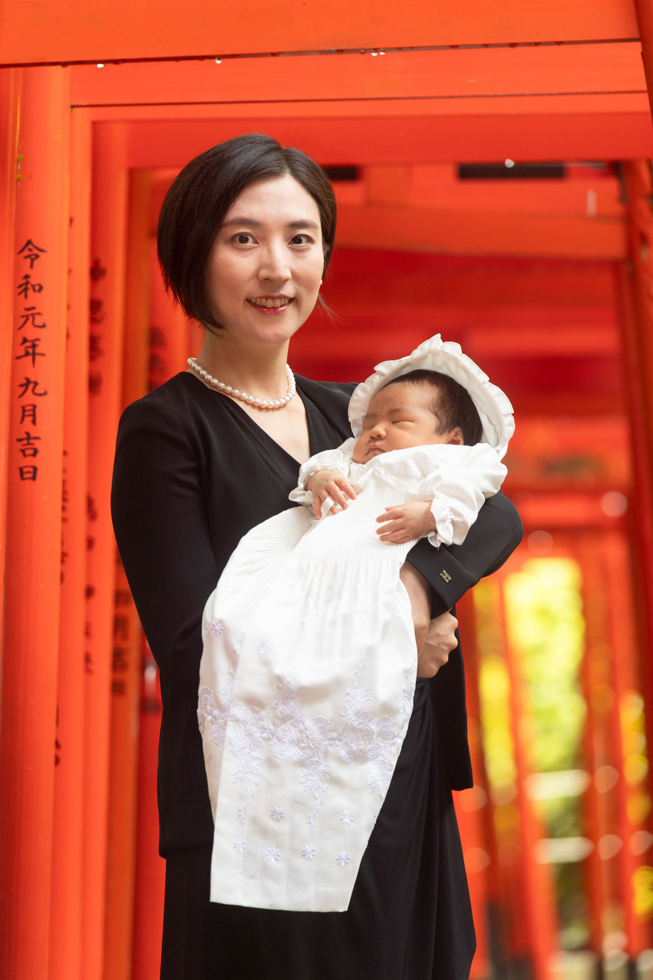 根津神社でお宮参り出張撮影｜東京都文京区の写真