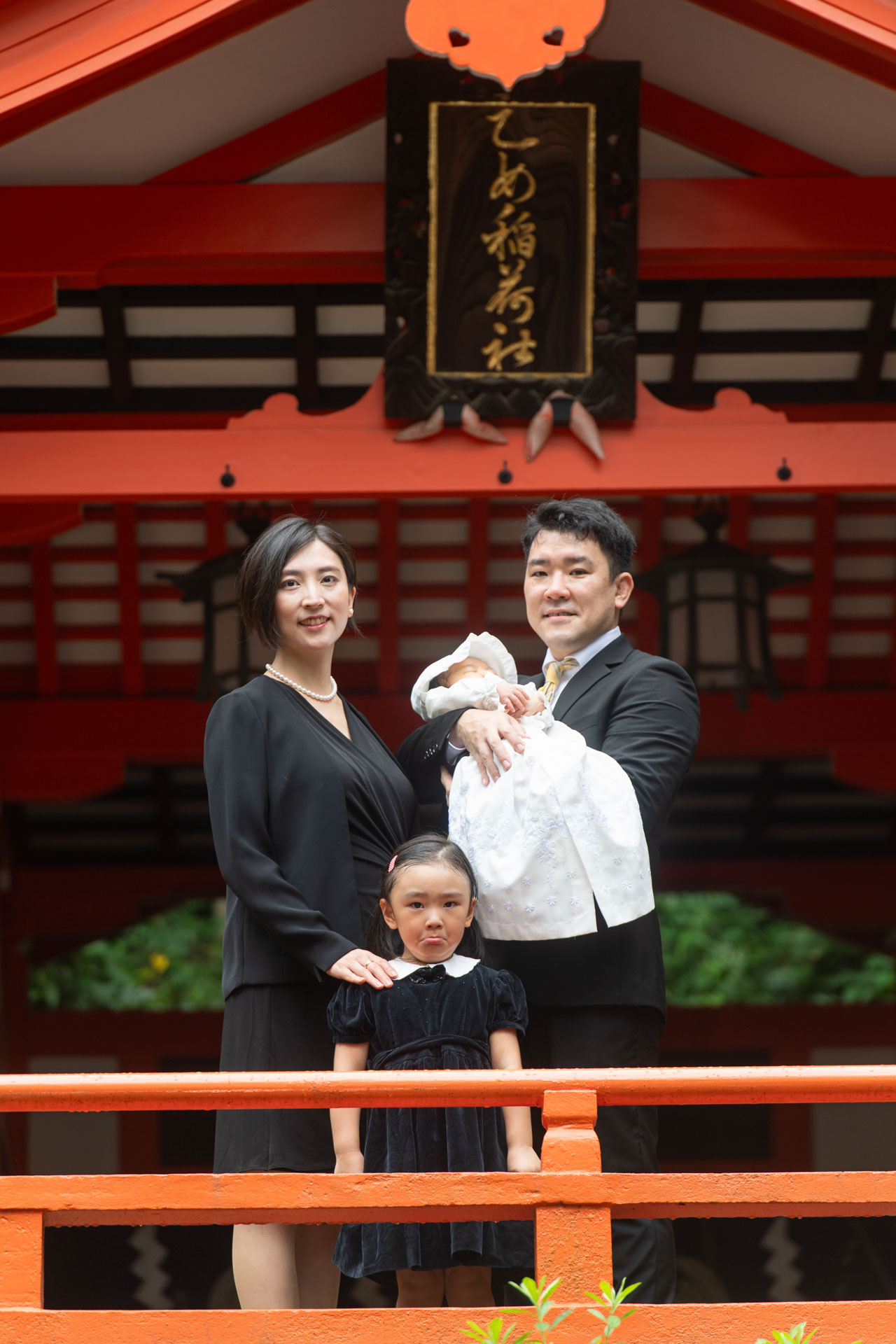 根津神社でお宮参り出張撮影｜東京都文京区の写真