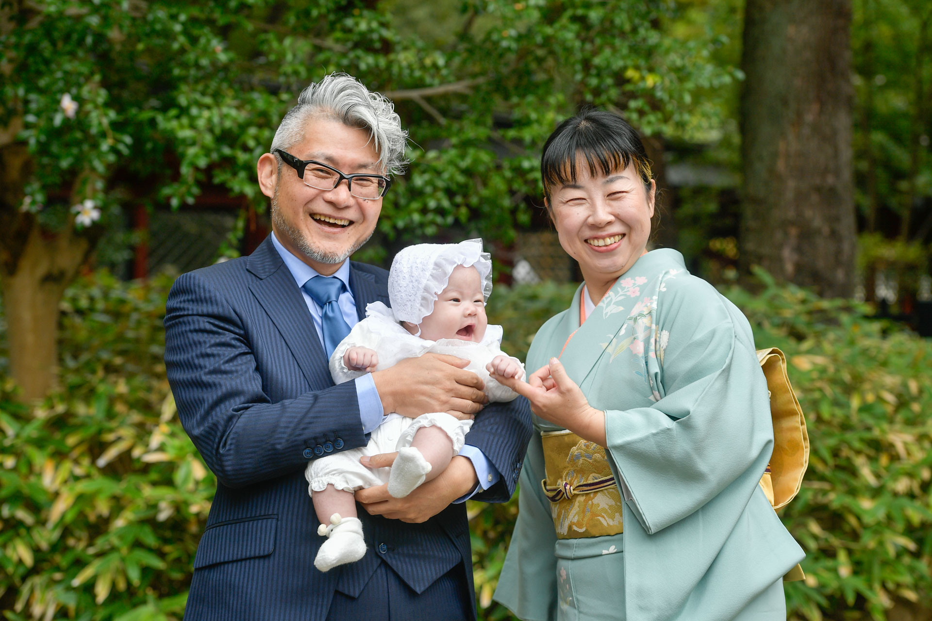 根津神社でお宮参り出張撮影｜東京都文京区の写真
