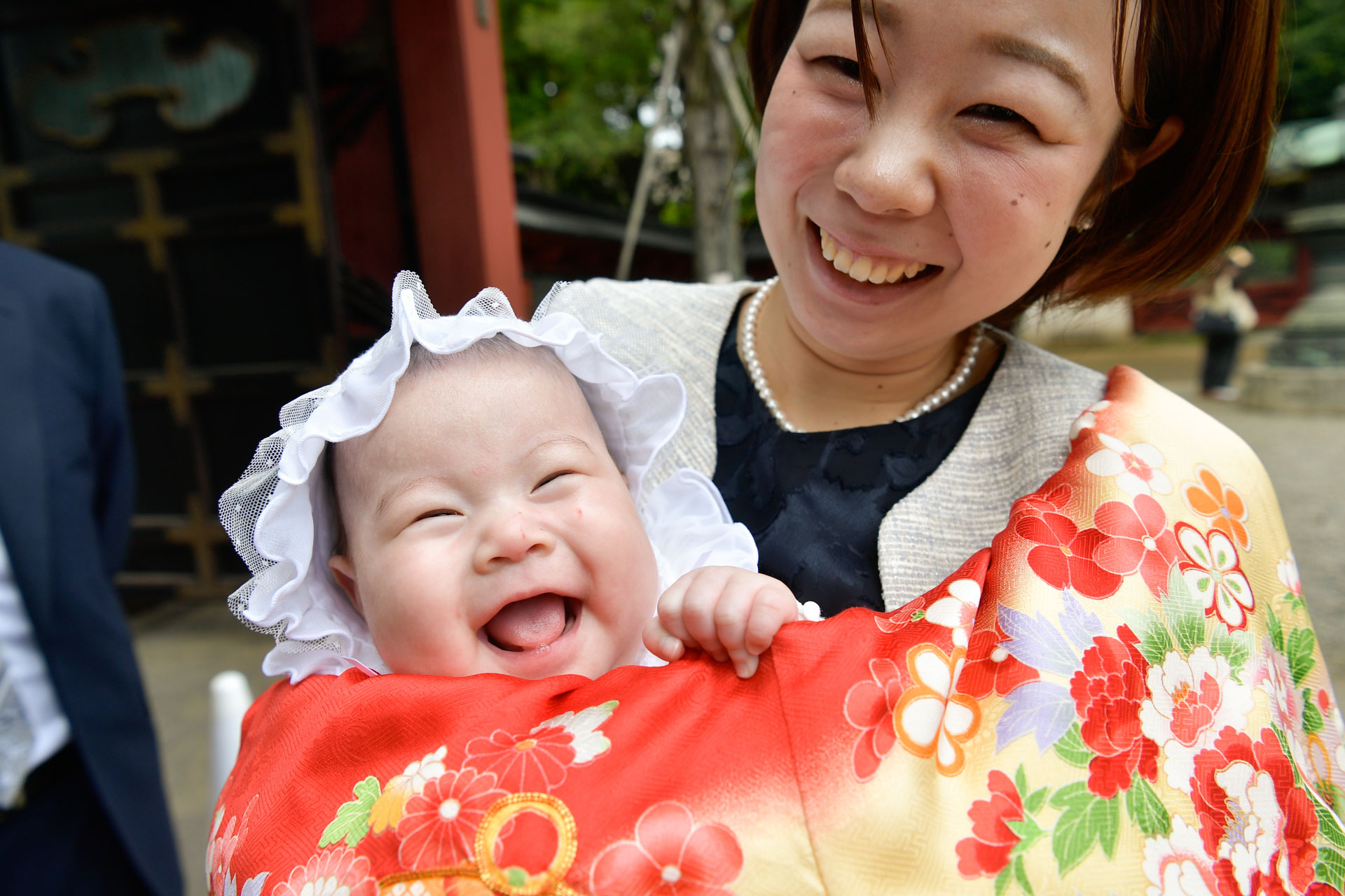 根津神社でお宮参り出張撮影｜東京都文京区の写真