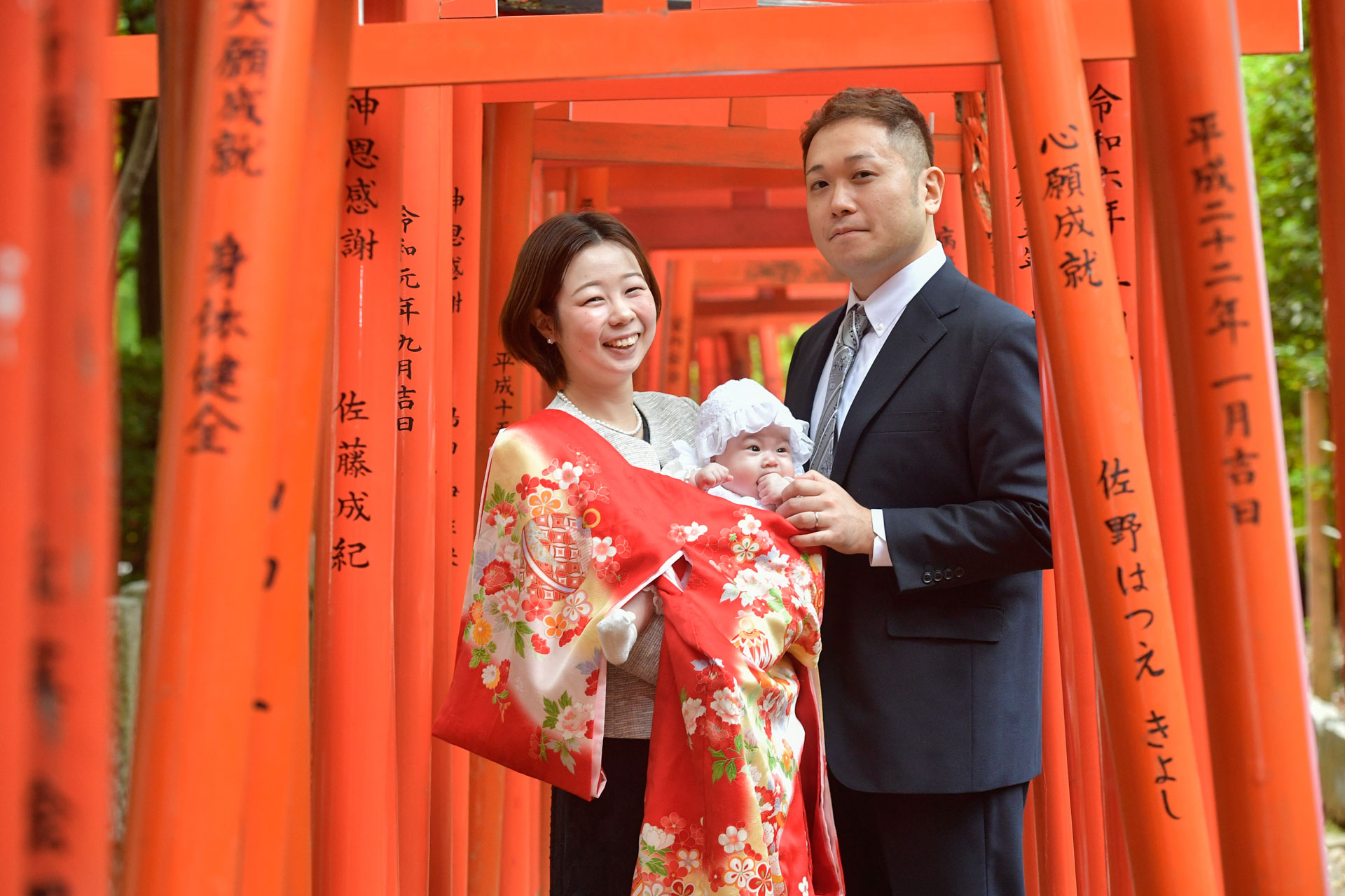 根津神社でお宮参り出張撮影｜東京都文京区の写真