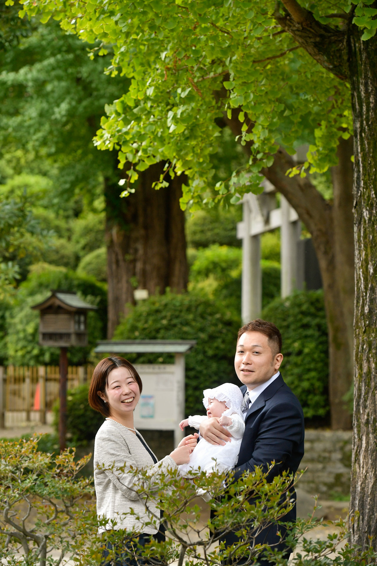 根津神社でお宮参り出張撮影｜東京都文京区の写真