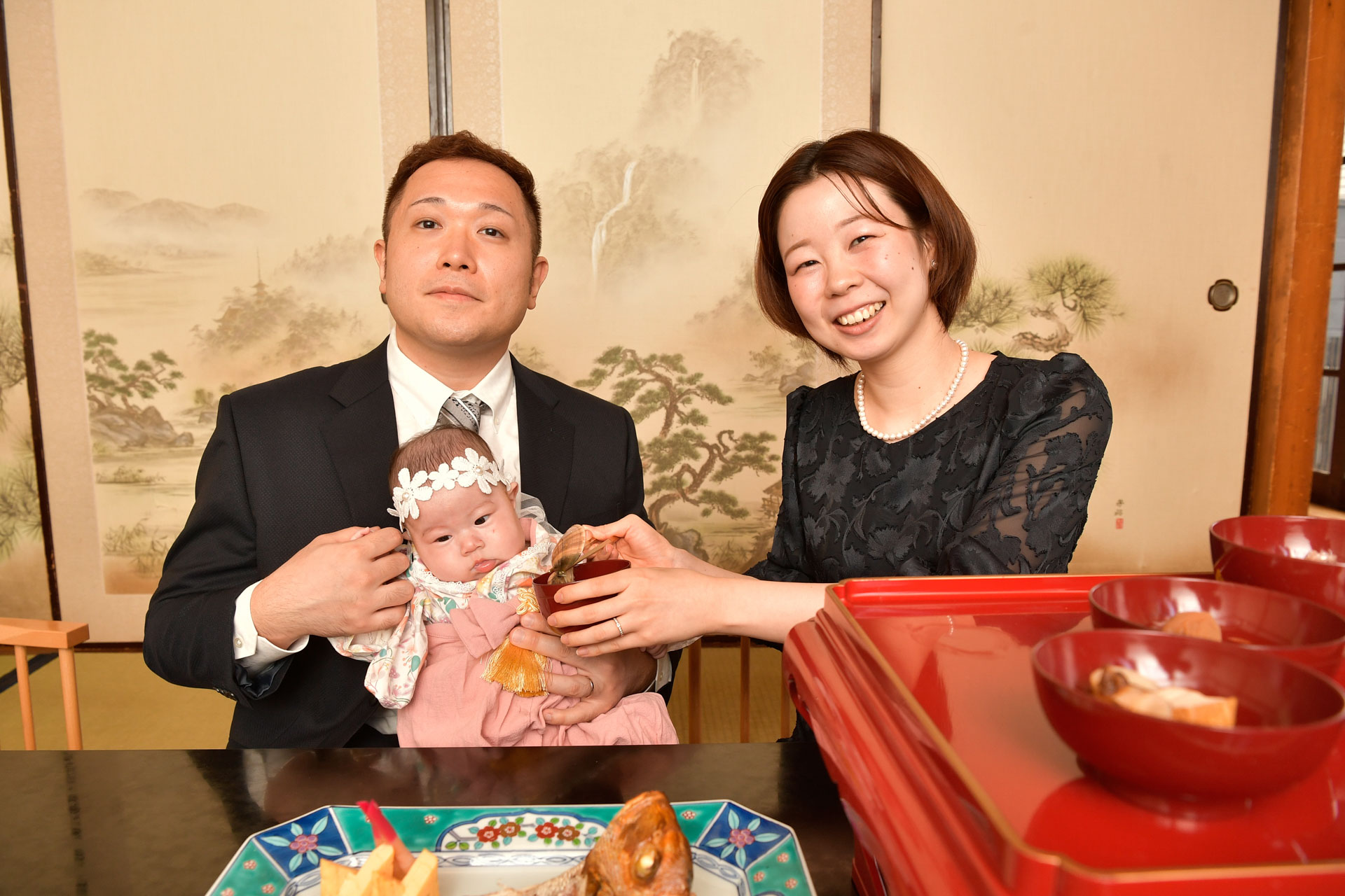根津神社でお宮参り出張撮影｜東京都文京区の写真