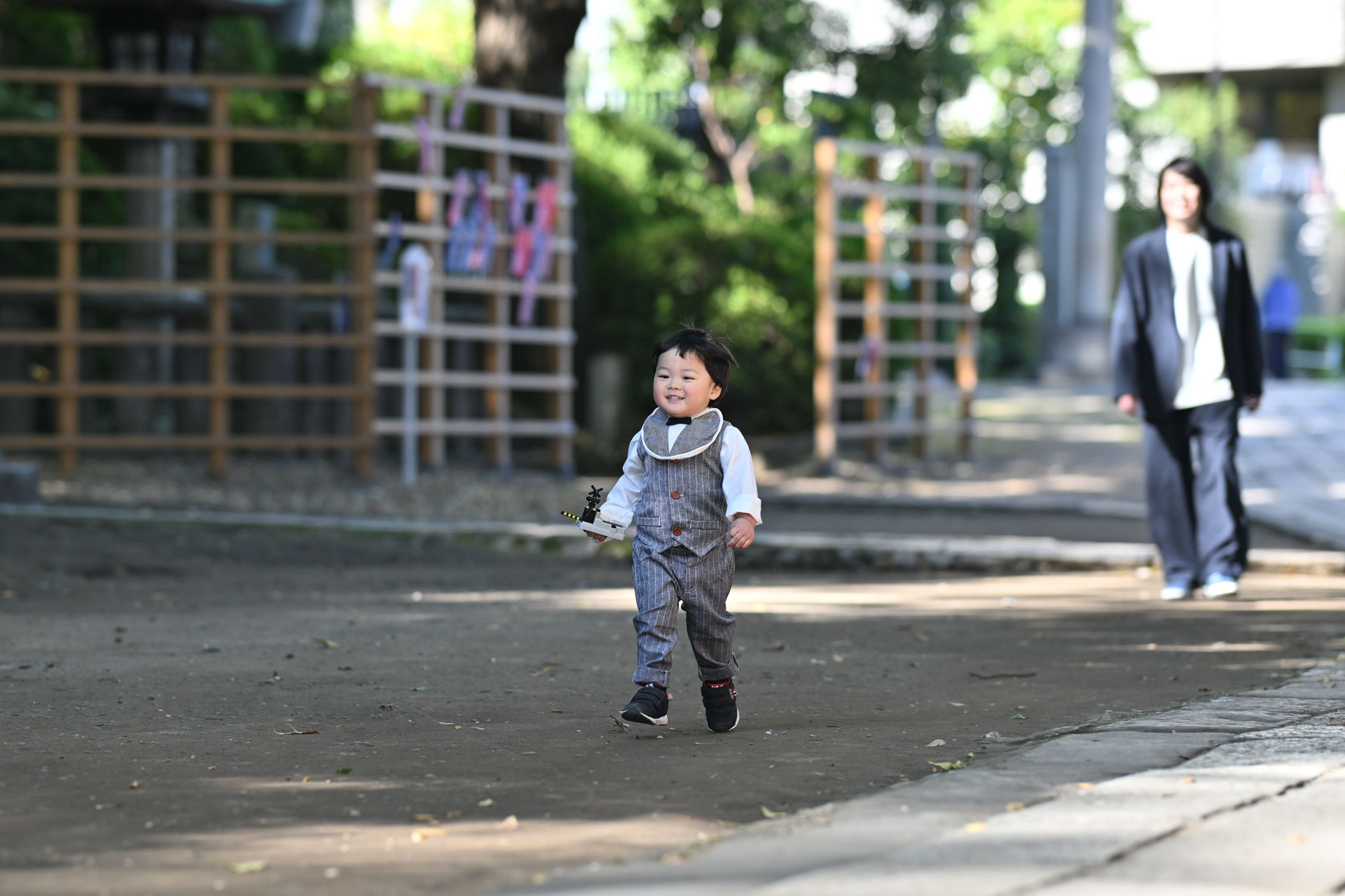 根津神社でお宮参り出張撮影｜東京都文京区の写真