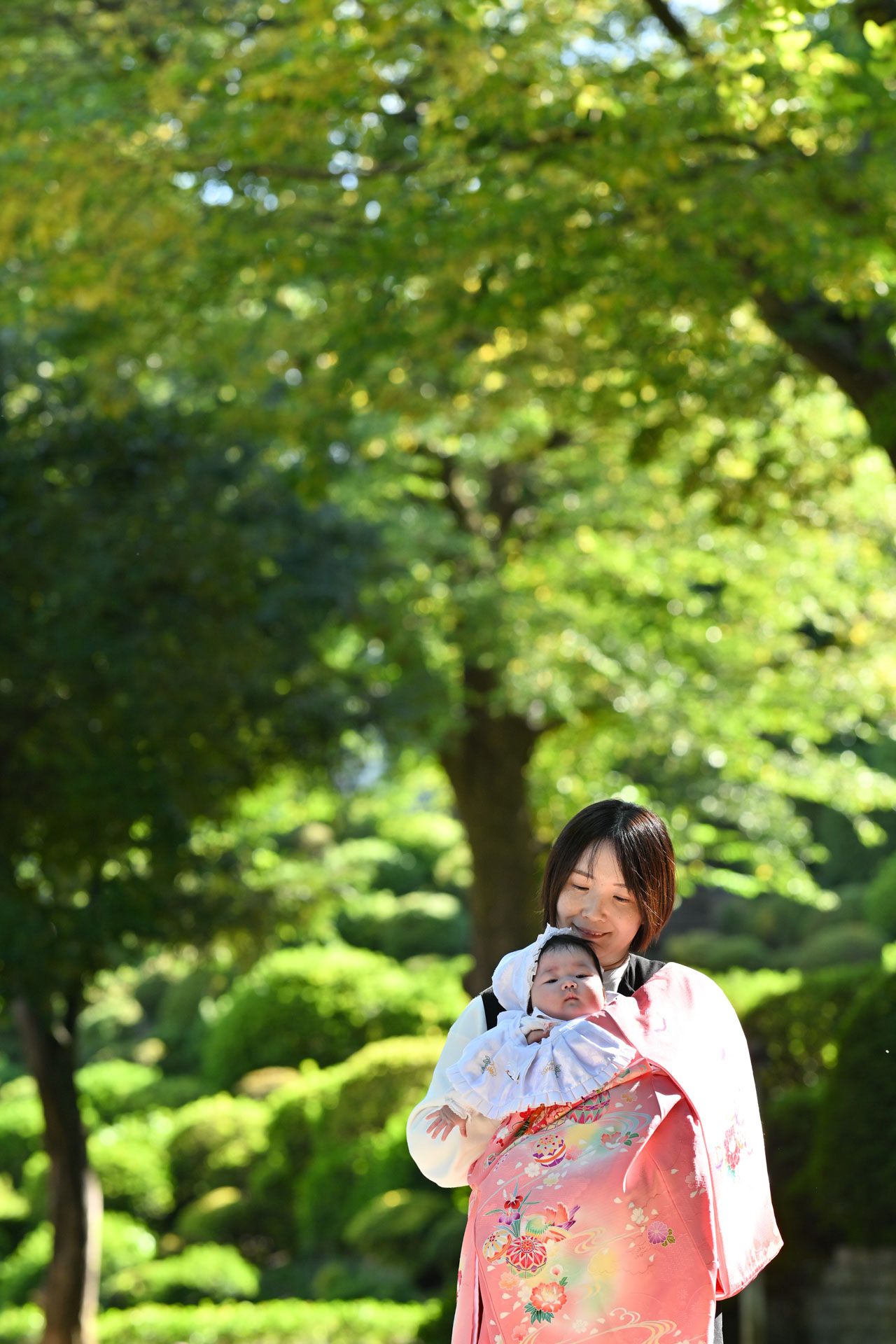 根津神社でお宮参り出張撮影｜東京都文京区の写真