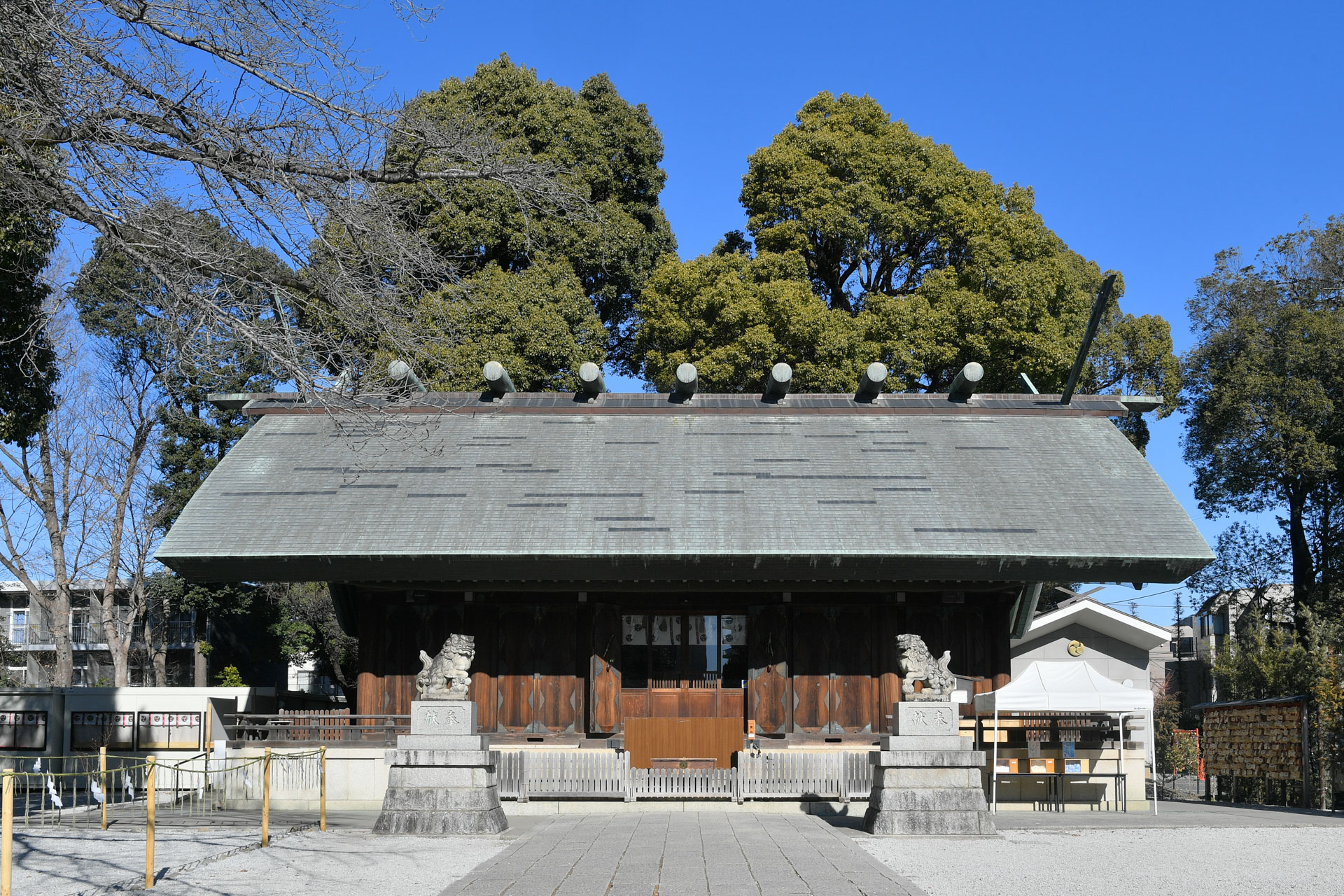 所澤神明社の拝殿